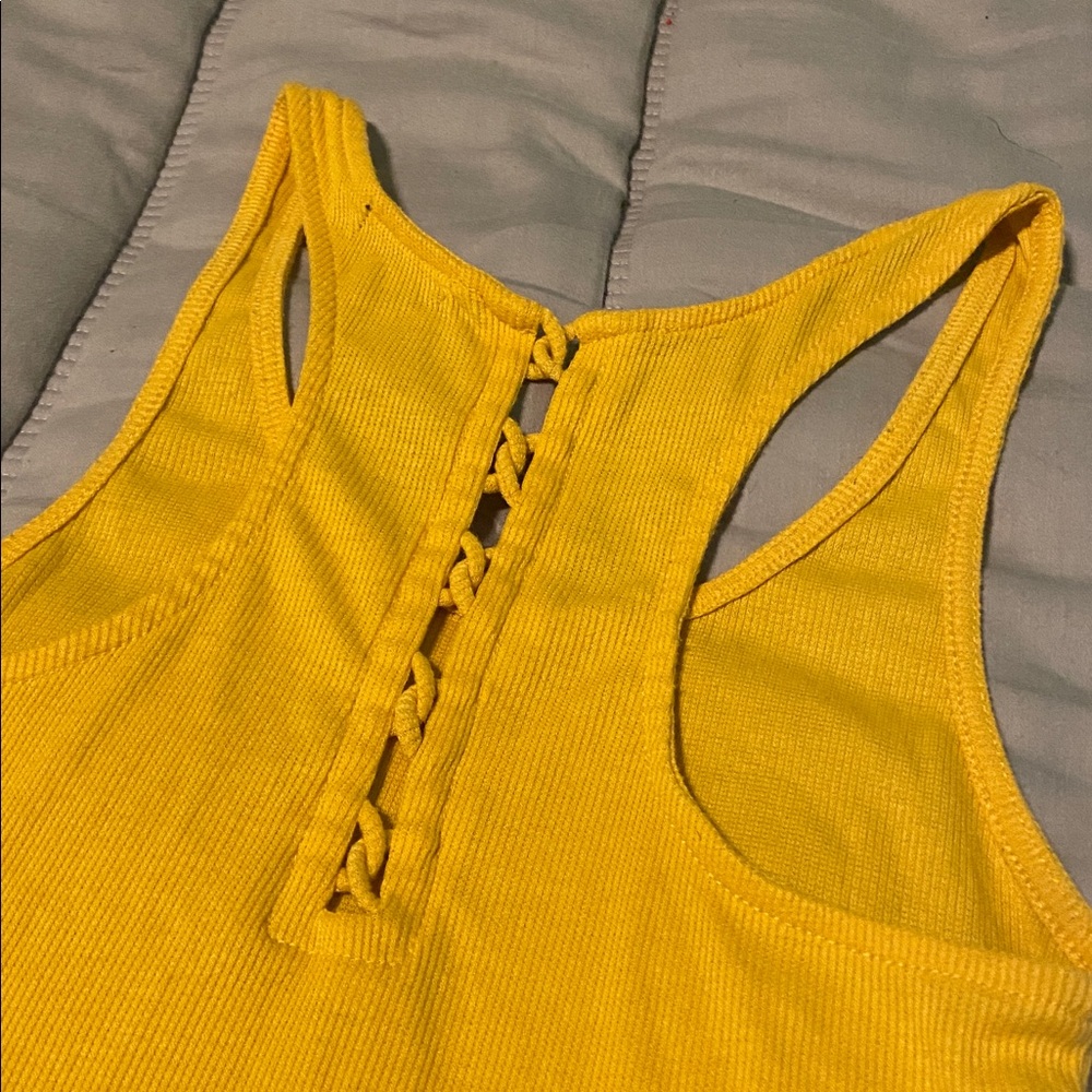 Wild Fable Yellow Racerback Tank Top - Picture 5 of 5